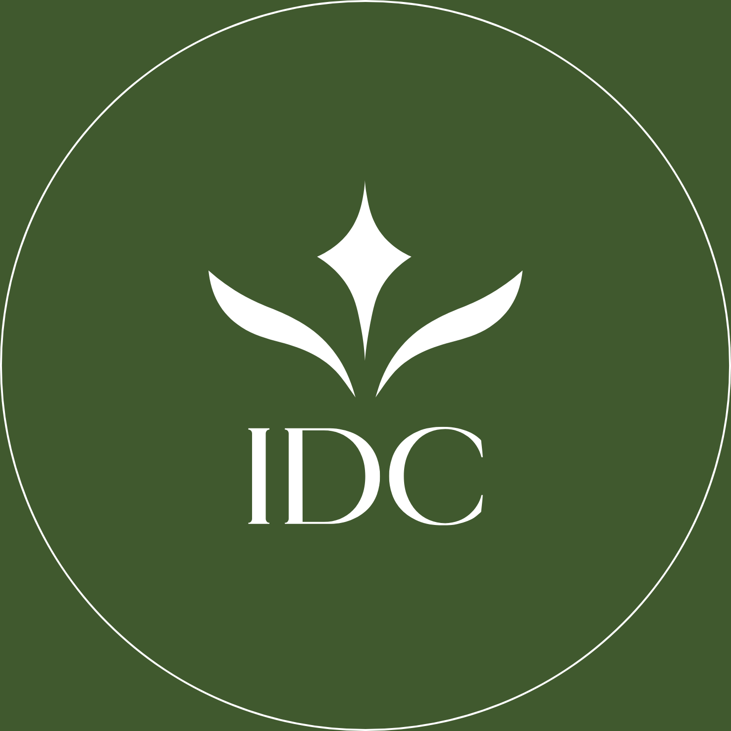 logo branco, fundo verde